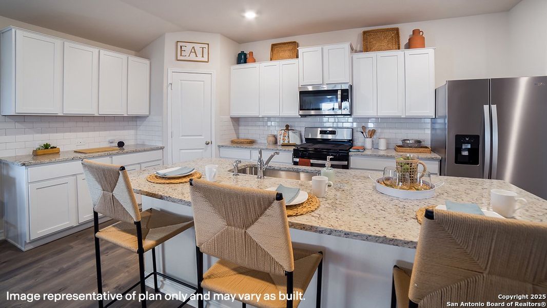 Furnished interior view inside a new home in Redbird Ranch, San Antonio (Image 18).