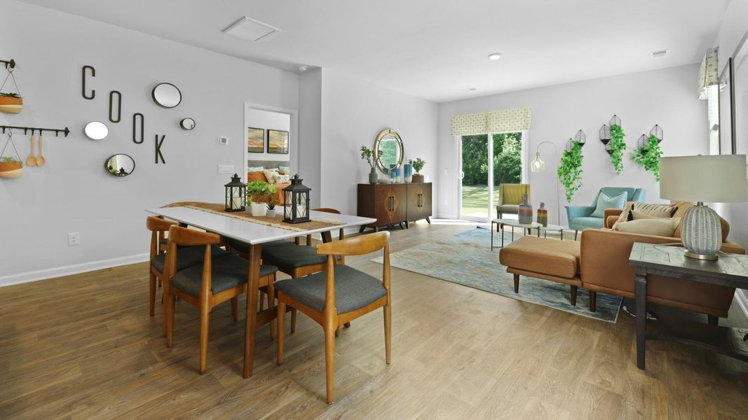 Furnished interior view inside a new home in Pine Hills at Cane Bay, Summerville (Image 13).