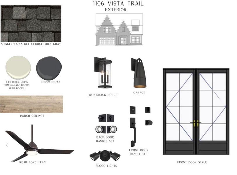 Sample of building materials used in homes in , Atlanta (Image 12).
