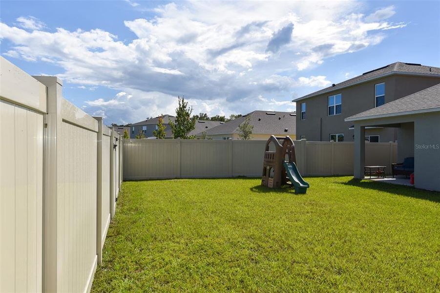 Exterior details and patio area of a home in Oak Leaf Preserve, New Smyrna Beach (Image 3). Exterior details and patio area of a home in Oak Leaf Preserve, New Smyrna Beach (Image 3).