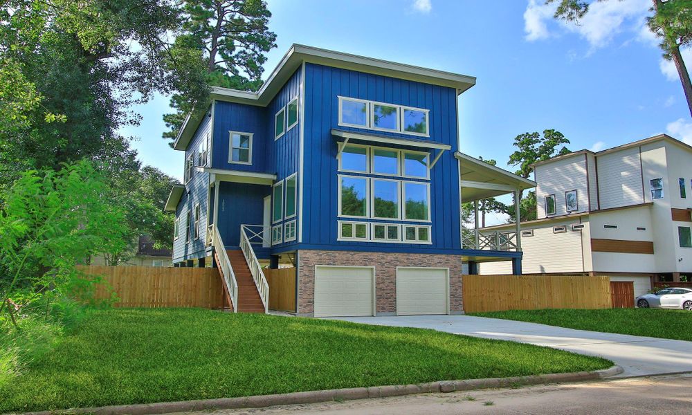 Front exterior of a new home in , Cypress, TX, highlighting curb appeal (Image 1). Front exterior of a new home in , Cypress, TX, highlighting curb appeal (Image 1).