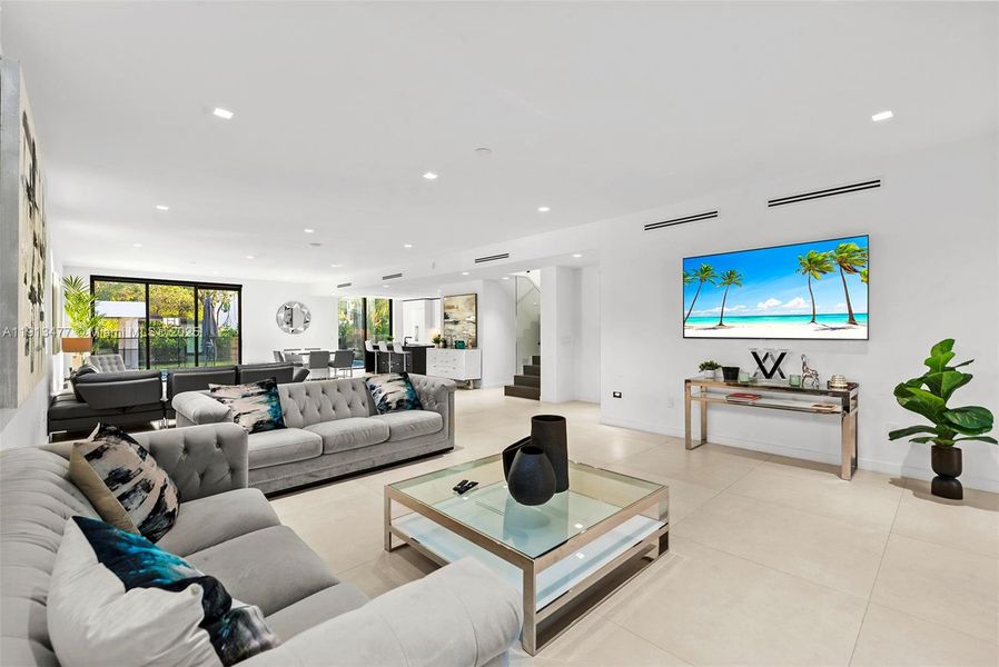 Furnished interior view inside a new home in , North Miami Beach (Image 4).