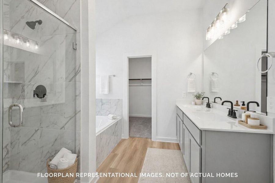 Furnished interior view inside a new home in Lago Mar, Santa Fe (Image 5).