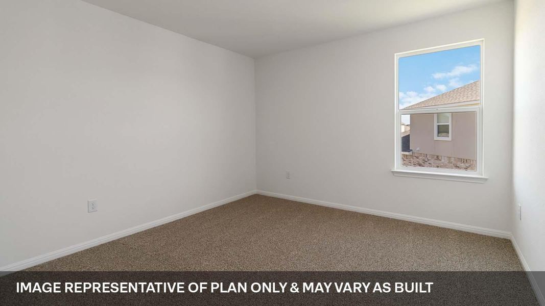 Spacious, unfurnished interior of a new home in Bar W Ranch, Leander (Image 17).