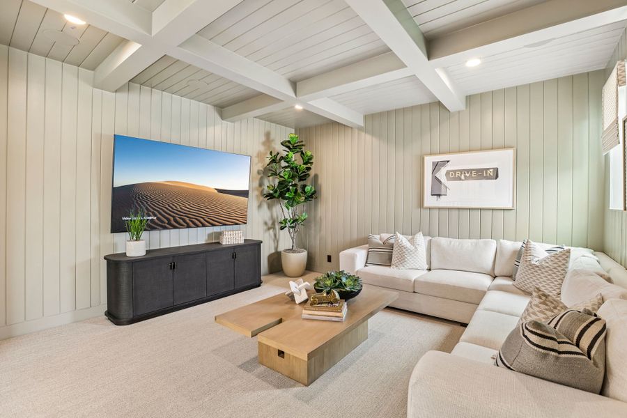 Representative furnished interior of a home built from the 5051 by Risewell Homes in Freedom at Anthem, Kyle (Image 18).