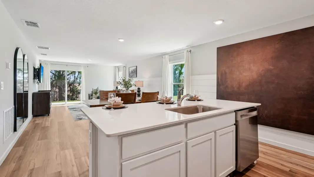 Furnished interior view inside a new home in Derby Creek, Ocala (Image 4).