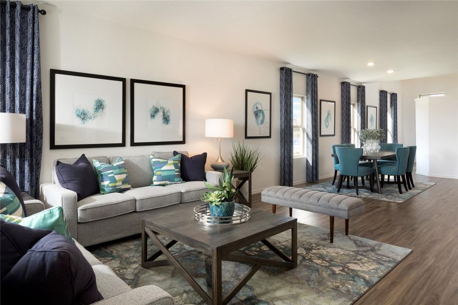 Furnished interior view inside a new home in Woodfield Preserve, Georgetown (Image 3).