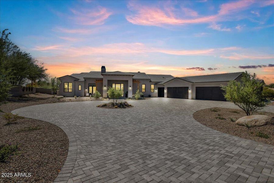 Twilight Front Elevation Twilight Front Elevation