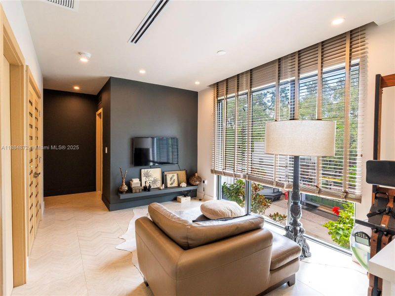 Furnished interior view inside a new home in , Miami (Image 24).