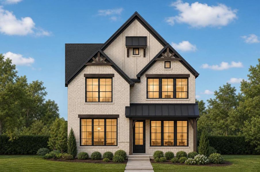 Representative exterior photo of a completed home built from the Royal Belinda by Grand Homes in Edgewater, Fate, TX (Image 13).