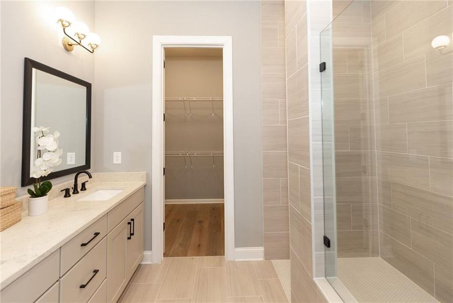 Furnished interior view inside a new home in Aberdeen, Hoschton (Image 62).