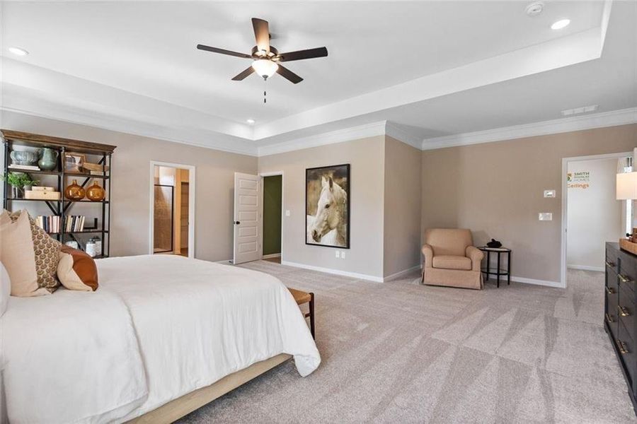 Furnished interior view inside a new home in The Stiles, Cartersville (Image 15).