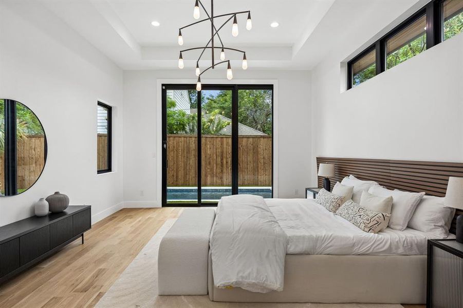 Furnished interior view inside a new home in , Dallas (Image 27).