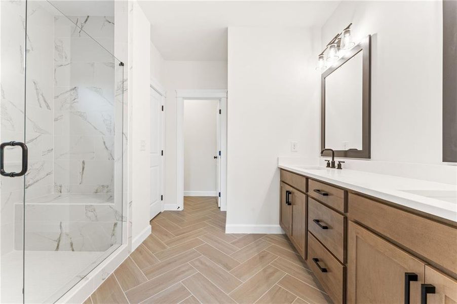 Furnished interior view inside a new home in Archerfield, Smyrna (Image 12).