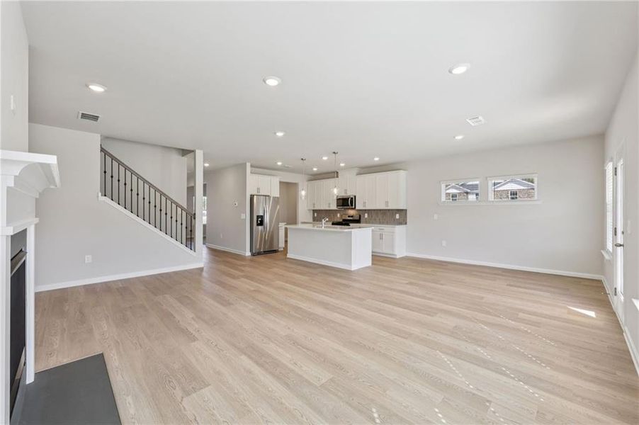 Spacious, unfurnished interior of a new home in Parkside at Grayson, Grayson (Image 22).