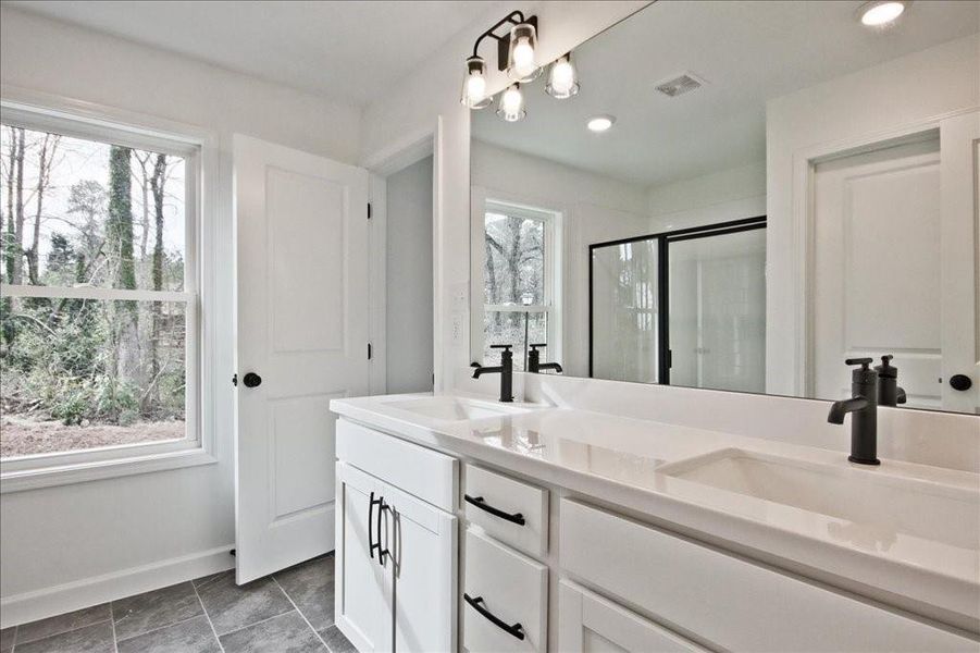 Furnished interior view inside a new home in River Walk Place, Lawrenceville (Image 5).