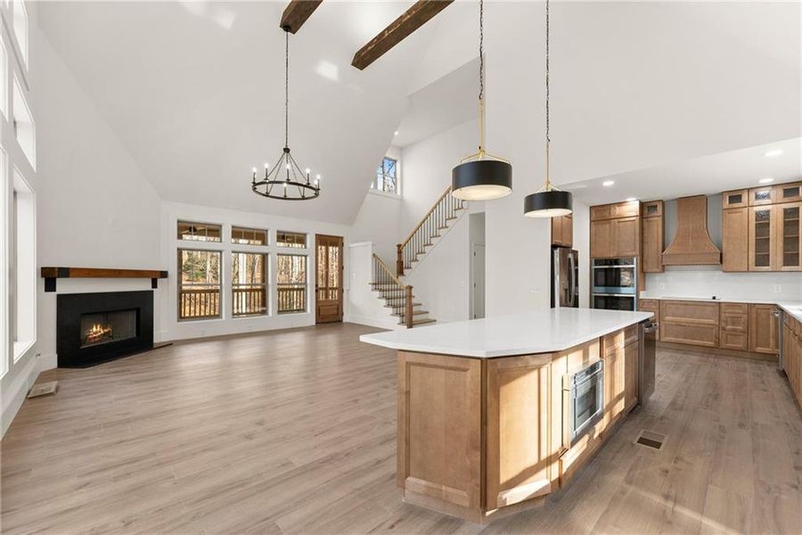 Furnished interior view inside a new home in , Dawsonville (Image 12).