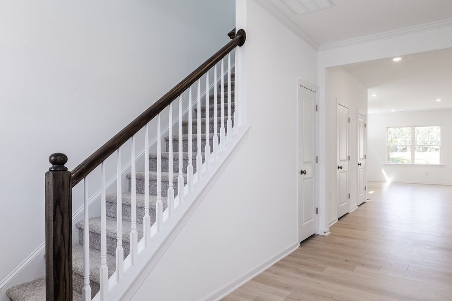 Spacious, unfurnished interior of a new home in Eagle Trace, Wendell (Image 78). Spacious, unfurnished interior of a new home in Eagle Trace, Wendell (Image 78).