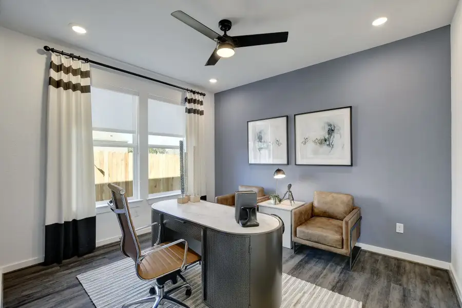 Representative furnished interior of a home built from the Jester by Scott Felder Homes in Prominence, San Antonio (Image 4).