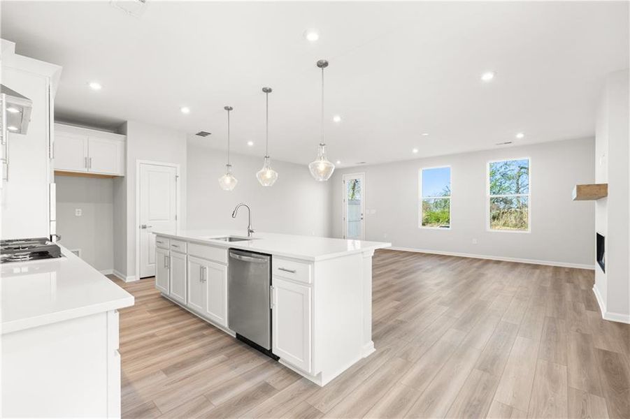 Furnished interior view inside a new home in Lake Shore, Winder (Image 5).