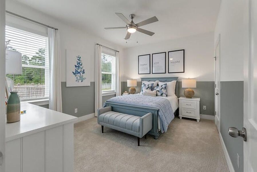 Furnished interior view inside a new home in , Huger (Image 15).