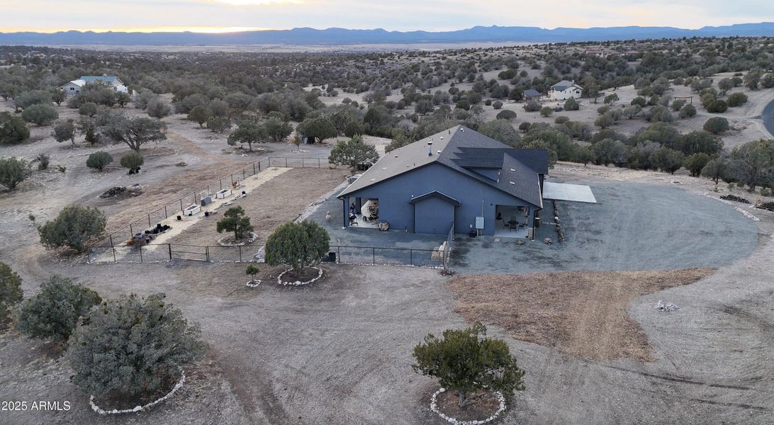 Drone shot facing west Drone shot facing west