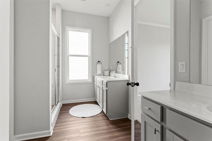 Furnished interior view inside a new home in Edgewater, Canton (Image 6).