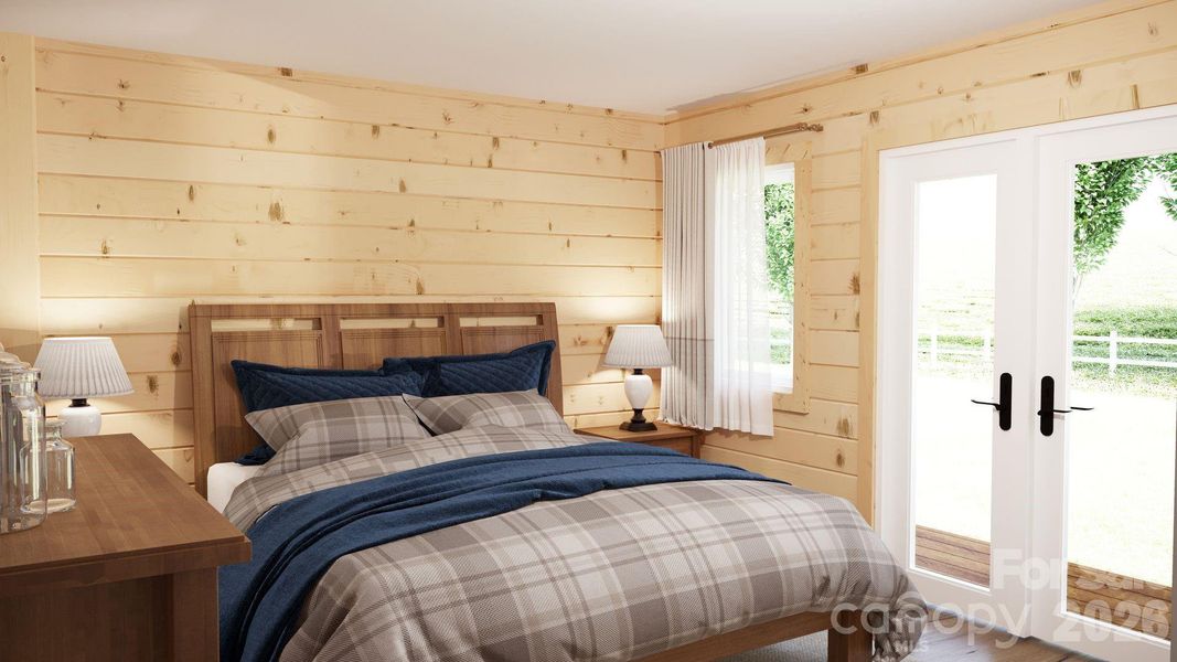 Furnished interior view inside a new home in , Morganton (Image 14).