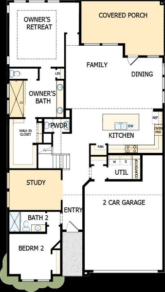 2D floor plan layout of this home in Tavolo Park Cottages, Fort Worth, TX (Image 2). 2D floor plan layout of this home in Tavolo Park Cottages, Fort Worth, TX (Image 2).