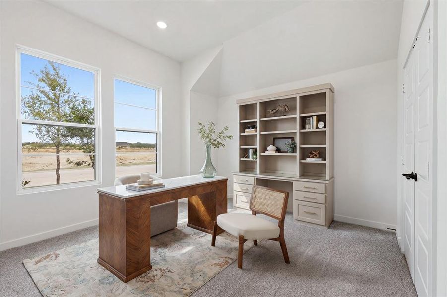 Furnished interior view inside a new home in Meadow Lakes, Fort Worth (Image 9).