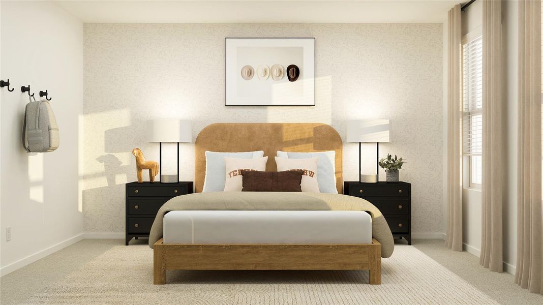 Furnished interior view inside a new home in Elm Creek, Elgin (Image 8). Furnished interior view inside a new home in Elm Creek, Elgin (Image 8).