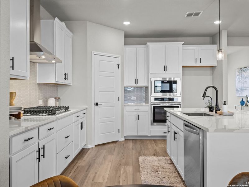 Furnished interior view inside a new home in Horizon Pointe, Converse (Image 17).