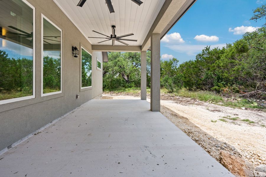 Exterior details and patio area of a home in , Spring Branch (Image 18). Exterior details and patio area of a home in , Spring Branch (Image 18).