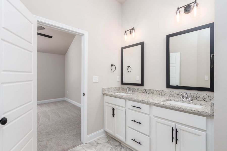 Furnished interior in a model home at Tinnell Station in Waverly (Image 6).