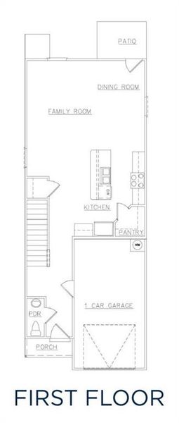 2D floor plan layout of this home in Carolina, Palmetto, GA (Image 4).