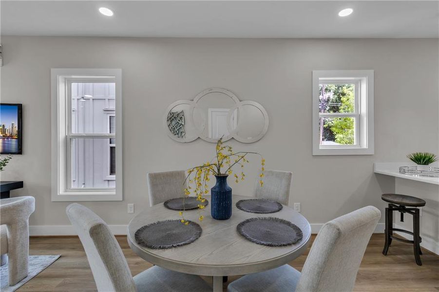 Furnished interior view inside a new home in , Atlanta (Image 16).