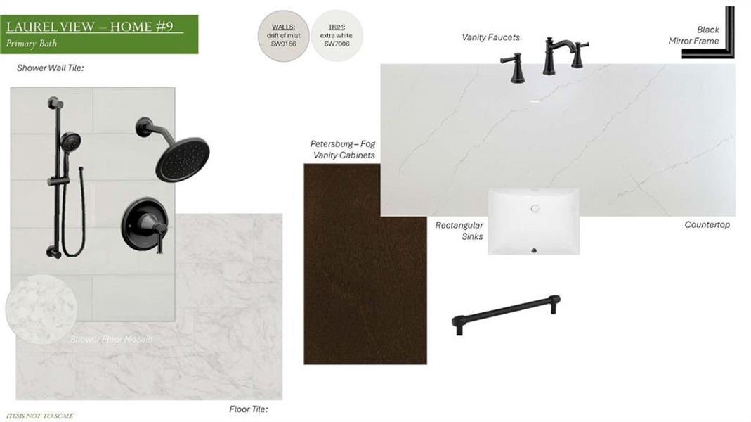 Sample of building materials used in homes in Laurel View, Suwanee (Image 29).