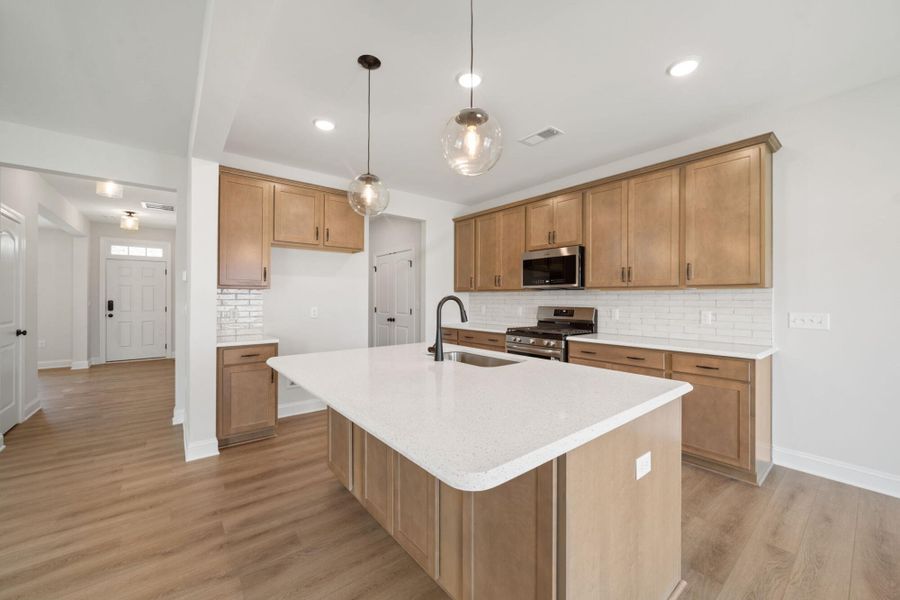 Furnished interior view inside a new home in Hayes Village, Greensboro (Image 7).