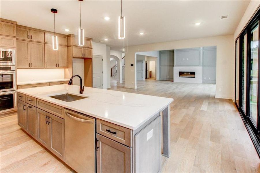 Furnished interior view inside a new home in , Conyers (Image 7). Furnished interior view inside a new home in , Conyers (Image 7).