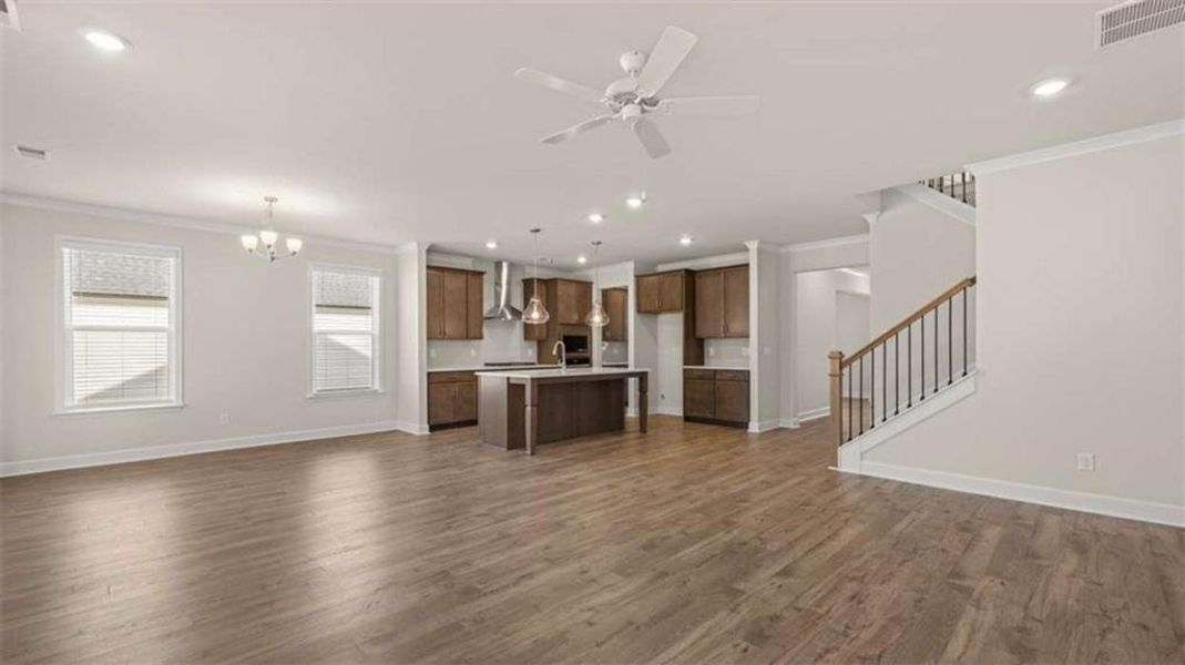 Spacious, unfurnished interior of a new home in Heritage Pointe, Senoia (Image 57).