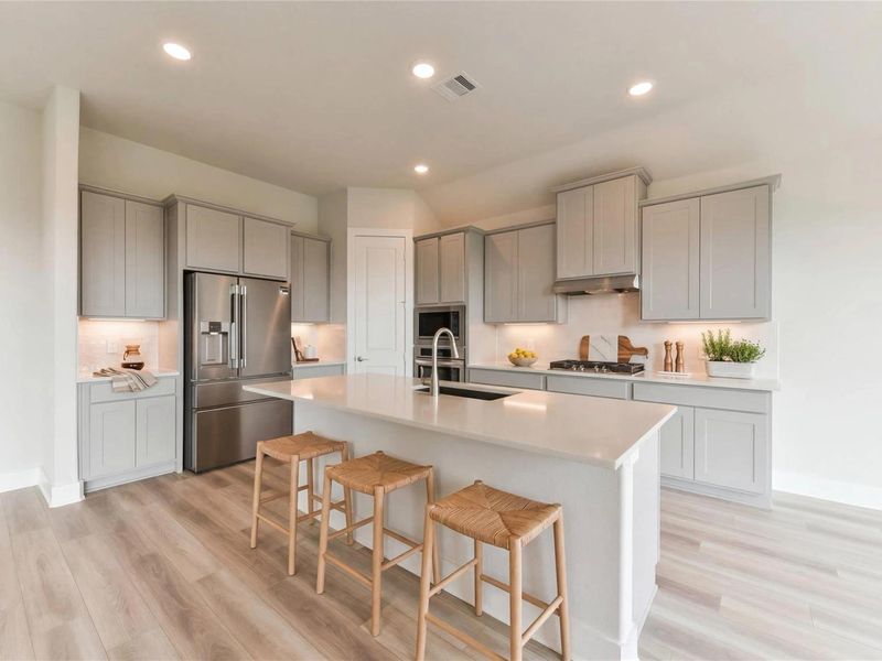 Furnished interior view inside a new home in Lago Mar, Texas City (Image 8).
