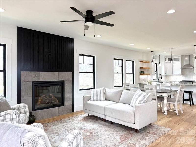 Furnished interior view inside a new home in , Hendersonville (Image 16).