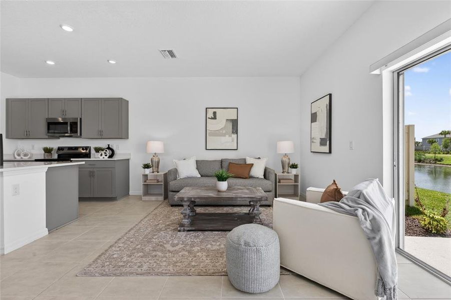 Furnished interior view inside a new home in , Wesley Chapel (Image 12).