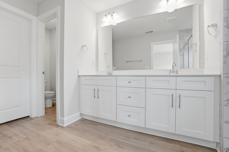 Furnished interior view inside a new home in Harrisburg Village Townhomes, Harrisburg (Image 14).