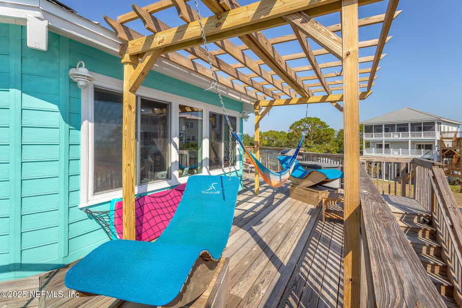 Exterior details and patio area of a home in , Panacea (Image 19). Exterior details and patio area of a home in , Panacea (Image 19).