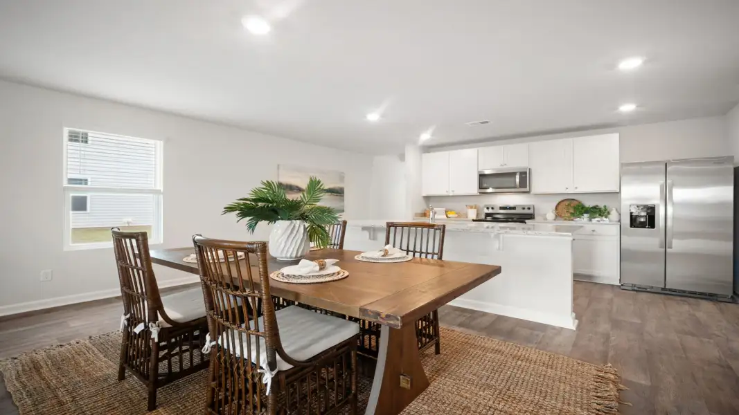 Furnished interior view inside a new home in The Retreat at East Argent, Ridgeland (Image 8).