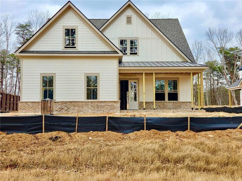 In-progress construction of a new home in , Waleska, GA (Image 7).