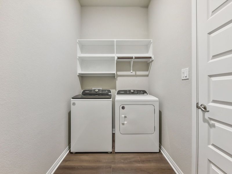 Furnished interior view inside a new home in Opal Meadows, Kyle (Image 5).