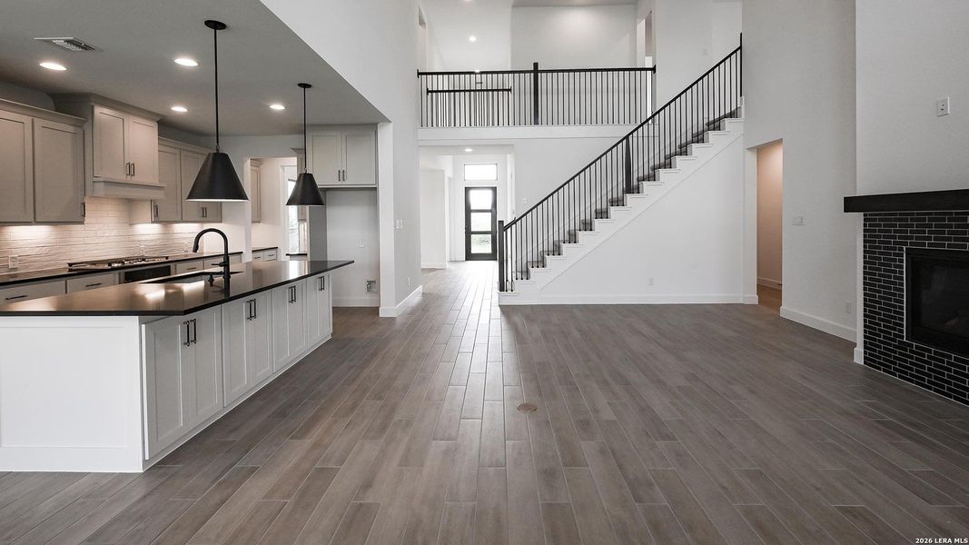 Furnished interior view inside a new home in Veramendi, New Braunfels (Image 10).