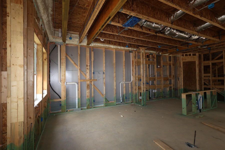 In-progress construction of a new home in Jubilee - Cottages Row Collection, Hockley, TX (Image 6).
